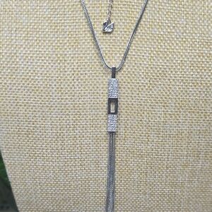 Swarovski Cubist Long Pendant Necklace